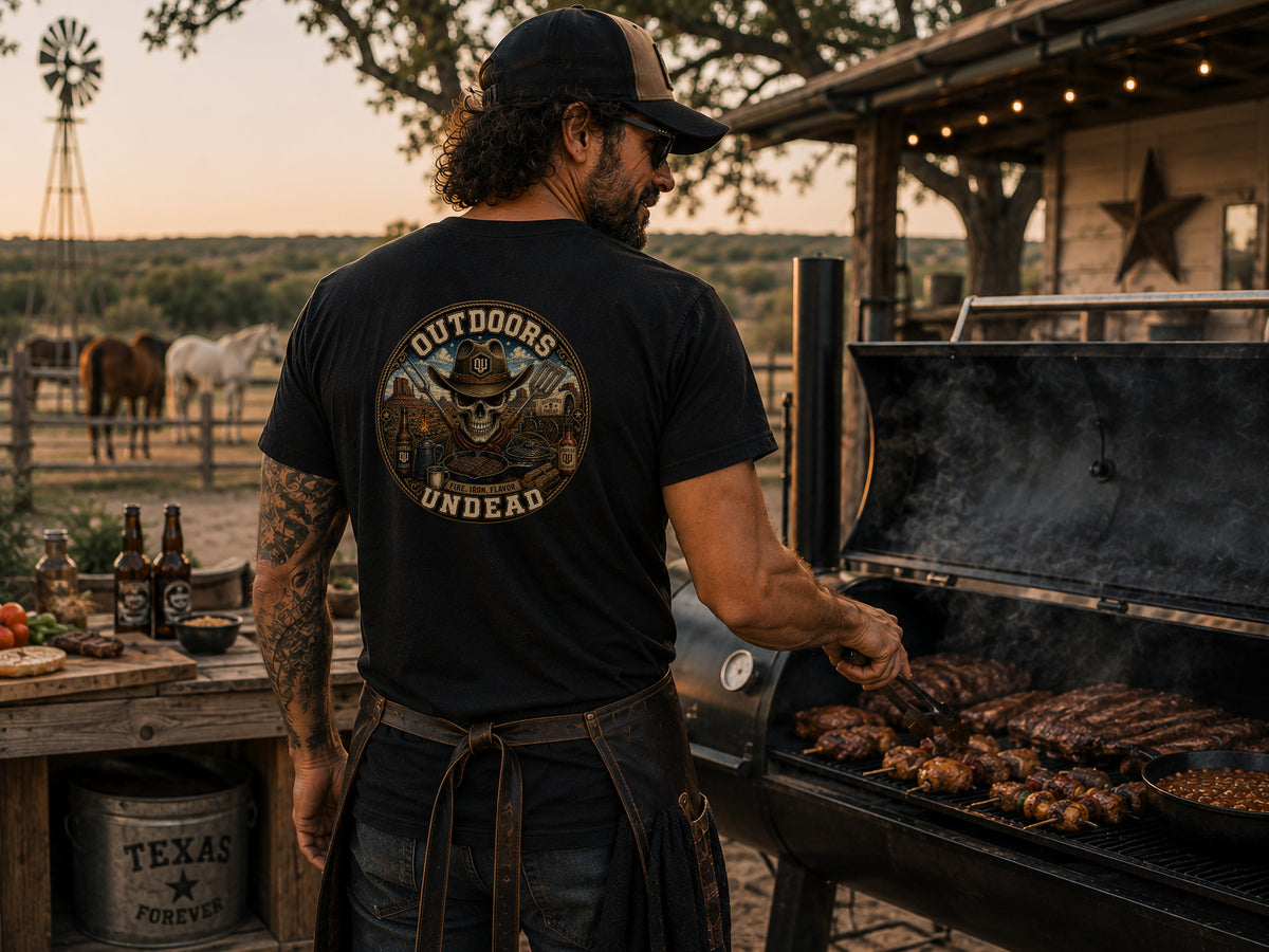 BBQ Cowboy-Vintage Round