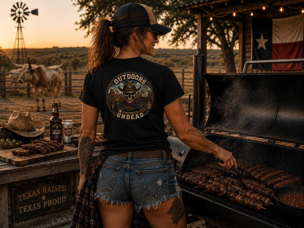BBQ Cowboy-Vintage Round