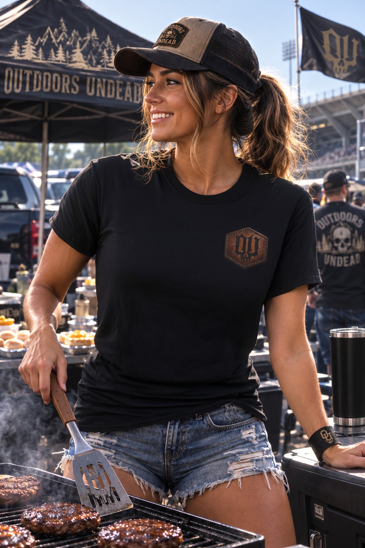 BBQ Tailgating-Vintage Round