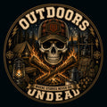 Camping-Fire Logs-Vintage Round