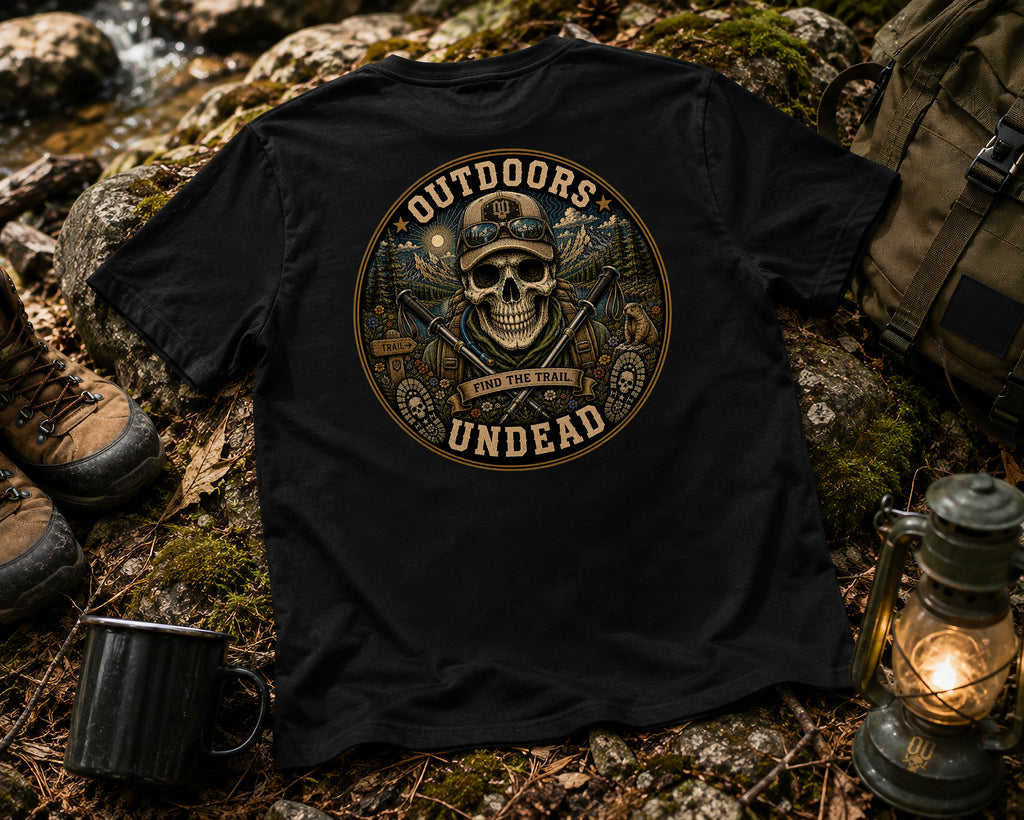 Hiker Lake Trail-Vintage Round