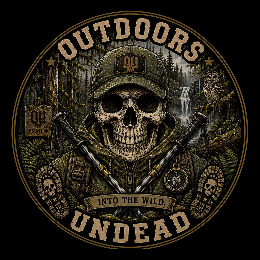 Hiker Deep Forest-Vintage Round