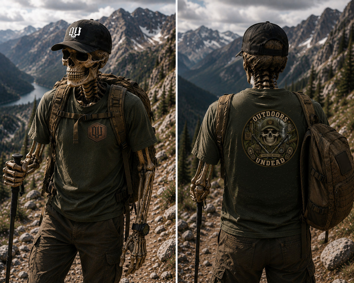 Hiker Deep Forest-Vintage Round