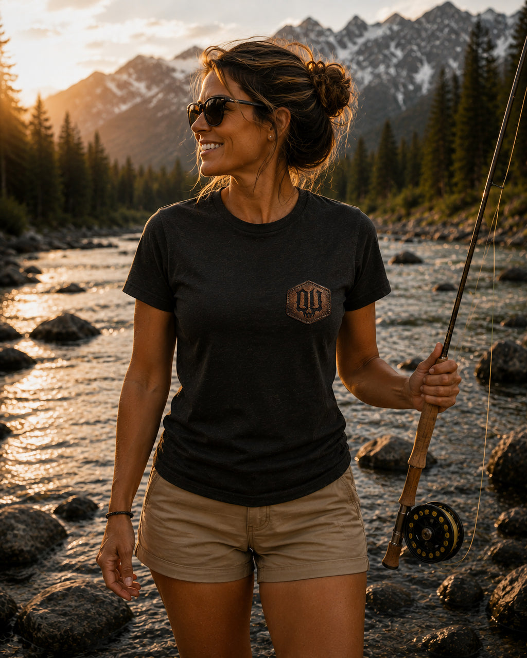 Fishing Lake-Vintage Round