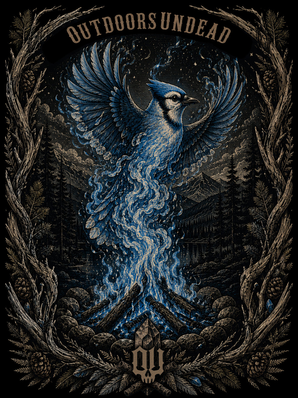 Natures Majesty-Phoenix Blue Jay