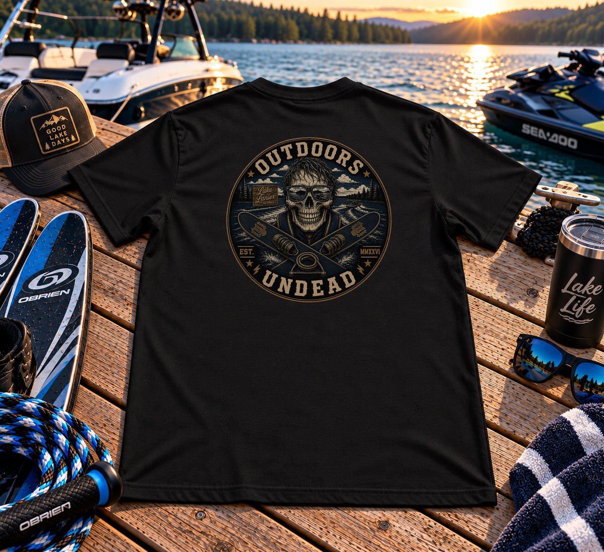 Water Skiing-Vintage Round