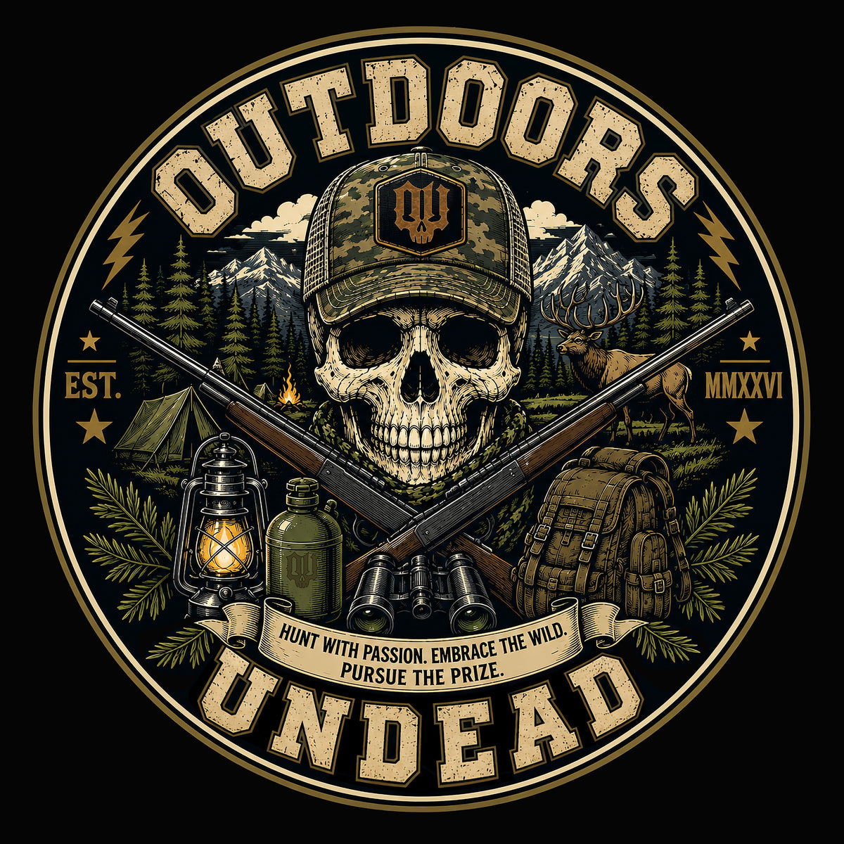 Rifle Hunter-Vintage Round